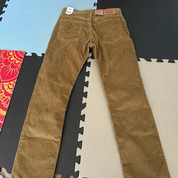 Levis Mens Corduroy Pants 27x30 Irregular Brown Cotton New With Tags MSRP $69.50 - Picture 2 of 6